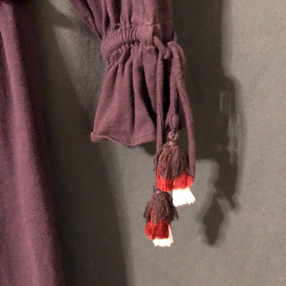 Rebecca Minkoff navy off the shoulder dress! - Picture 5 of 8